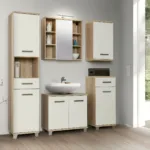 Bad Hängeschrank Veris Sonoma Eiche / Weiß | 28115703 With Hängeschrank Für Badezimmer