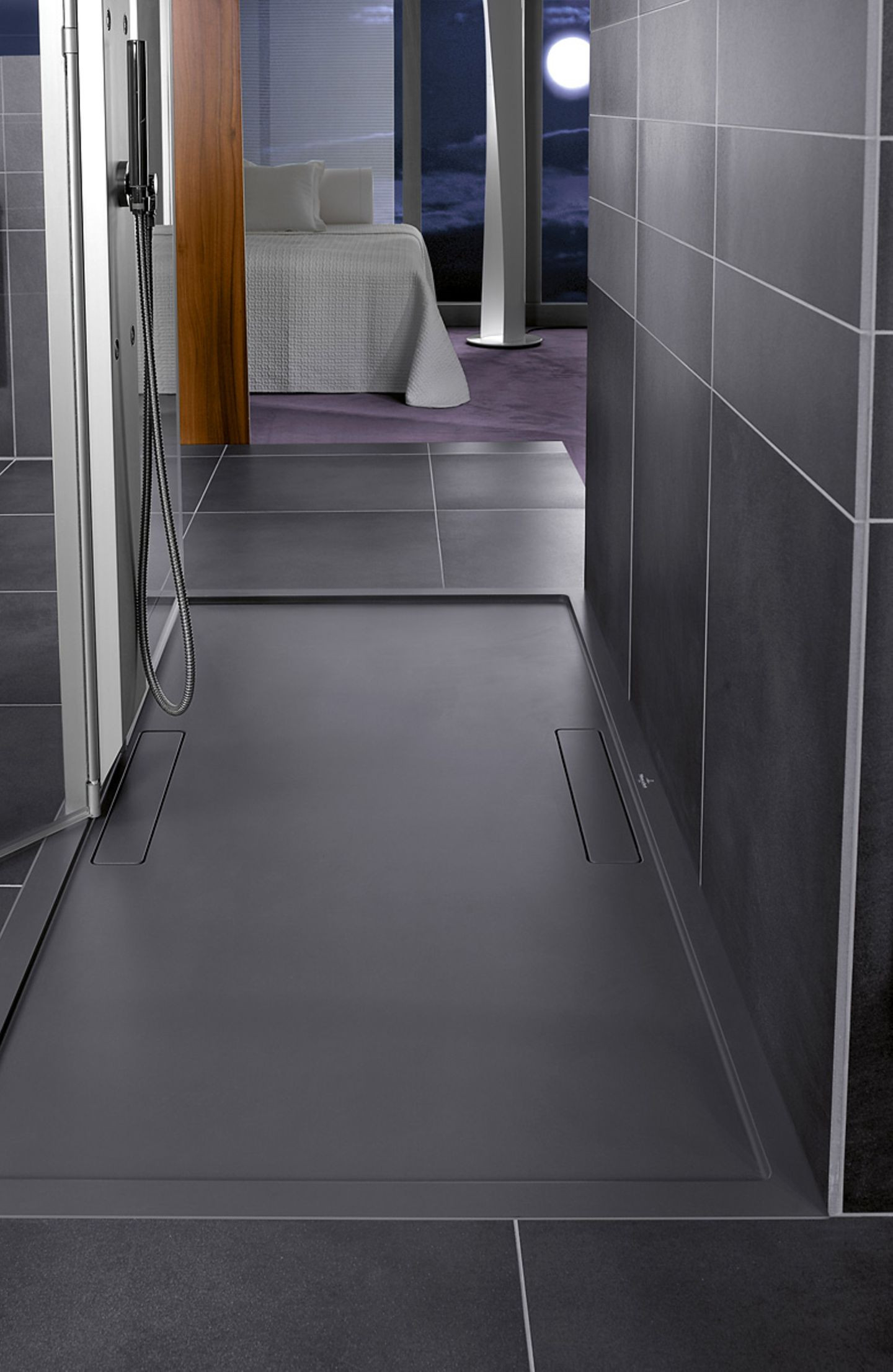 Bad Mit Fliesen In Anthrazit - [Schöner Wohnen] for Badezimmer Fliesen Anthrazit