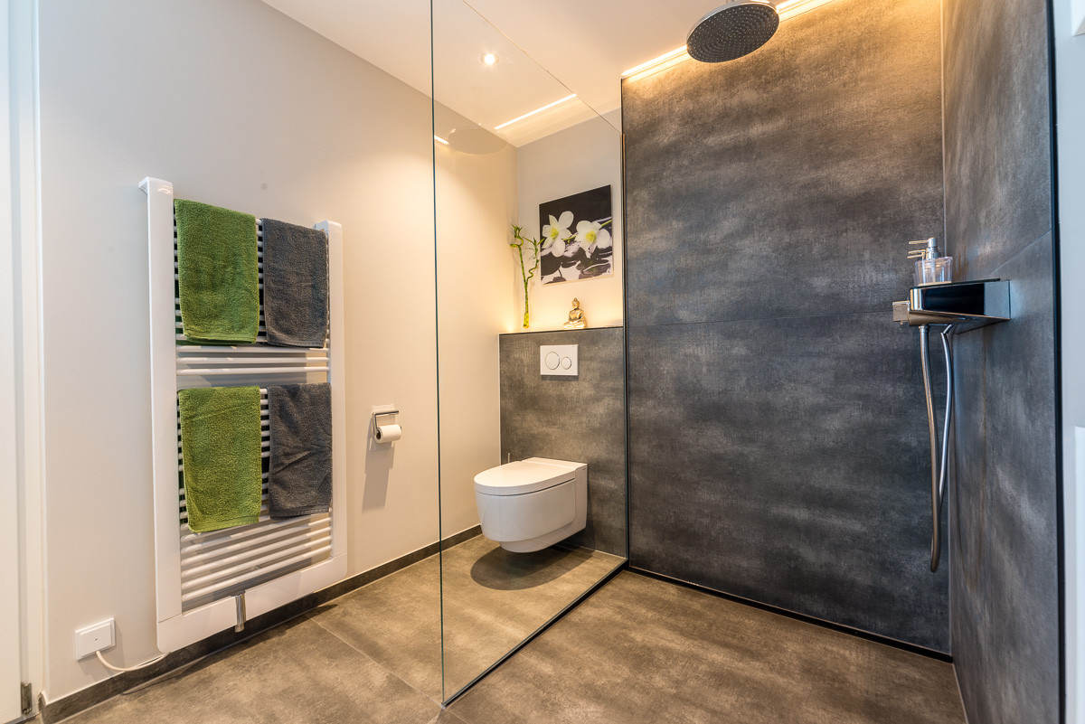 Bad Modern Anthrazit - Fvg Fliesen inside Badezimmer Anthrazit