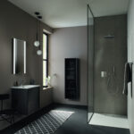 Badezimmer In Dunkelgrau Und Schwarz – [Schöner Wohnen] With Regard To Badezimmer Ideen Grau