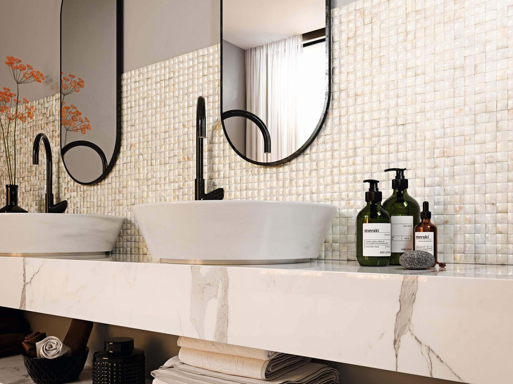 Badezimmer Mosaik - Fliesen Und Bodenbeläge - Anjasora with regard to Badezimmer Mosaik