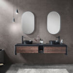 Badezimmer Vialli In Dunkelgrau Von Puris | Möbel Letz – Ihr Pertaining To Badezimmer Dunkelgrau