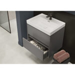 Badmöbel Set Creaz 50 Waschbecken Unterschrank Mit Waschbecken, 2 Intended For Badezimmer Unterschrank Schubladen