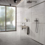 Der Loft Stil Fürs Bad Mit Fliesen In Beton  Oder Zementlook Regarding Badezimmer Fliesen Betonoptik