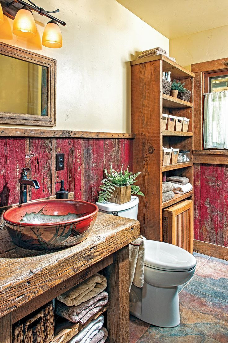 Designing The Family Bath throughout Rustikales Badezimmer