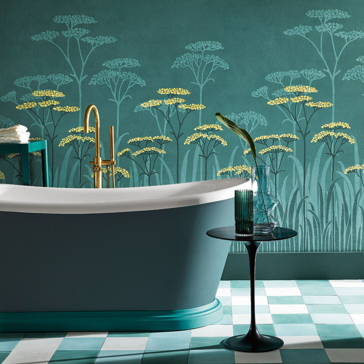 Die Schönsten Tapeten Fürs Bad: Ideen &amp; Tipps - [Schöner Wohnen] regarding Badezimmer Tapete