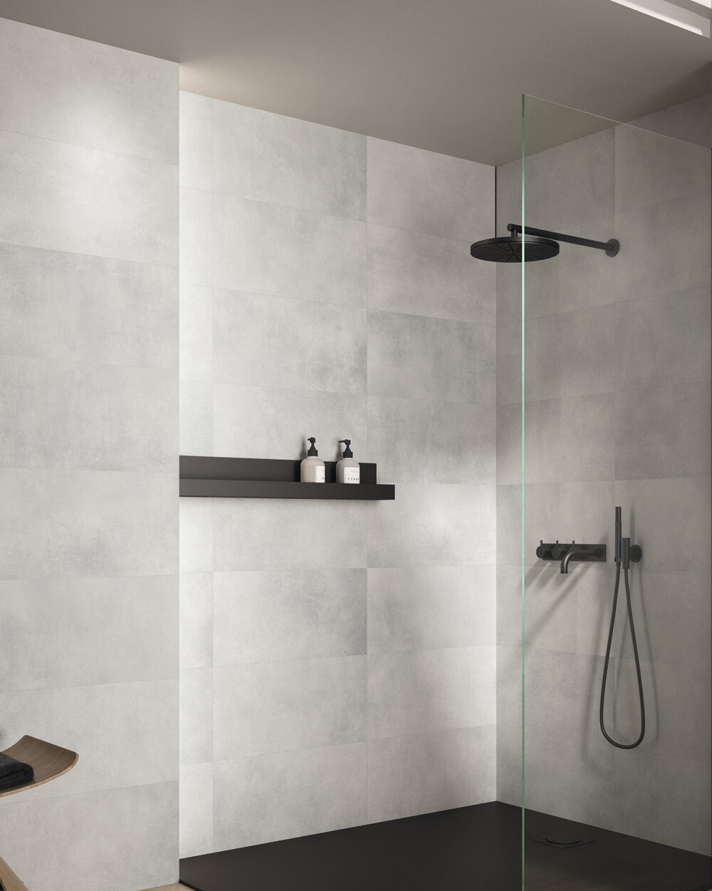 Fliesen In Betonoptik Hell 30X60 Cm | Work Bianco for Badezimmer Fliesen Betonoptik