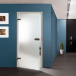 Glastür 135 1 S "Full Screen" For Badezimmer Glastür