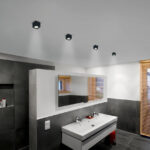 Helestra Oso Deckenleuchte Eckig In Schwarz Matt Ip44 Within Badezimmer Led Deckenleuchte Ip44