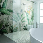 Hipper Look Für Jedes Bad: Wasserfeste Tapete In Vielen Motiven Pertaining To Badezimmer Tapete