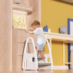 Kinderhocker Badezimmer Kinder Tritthocker 2 Stufig – Rutschfester Within Tritthocker Kinder Badezimmer