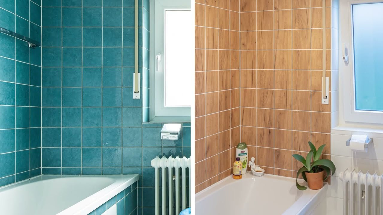 Klebefliesen Für Das Badezimmer - Schnell, Einfach Und Kostengünstig! inside Badezimmer Klebefliesen