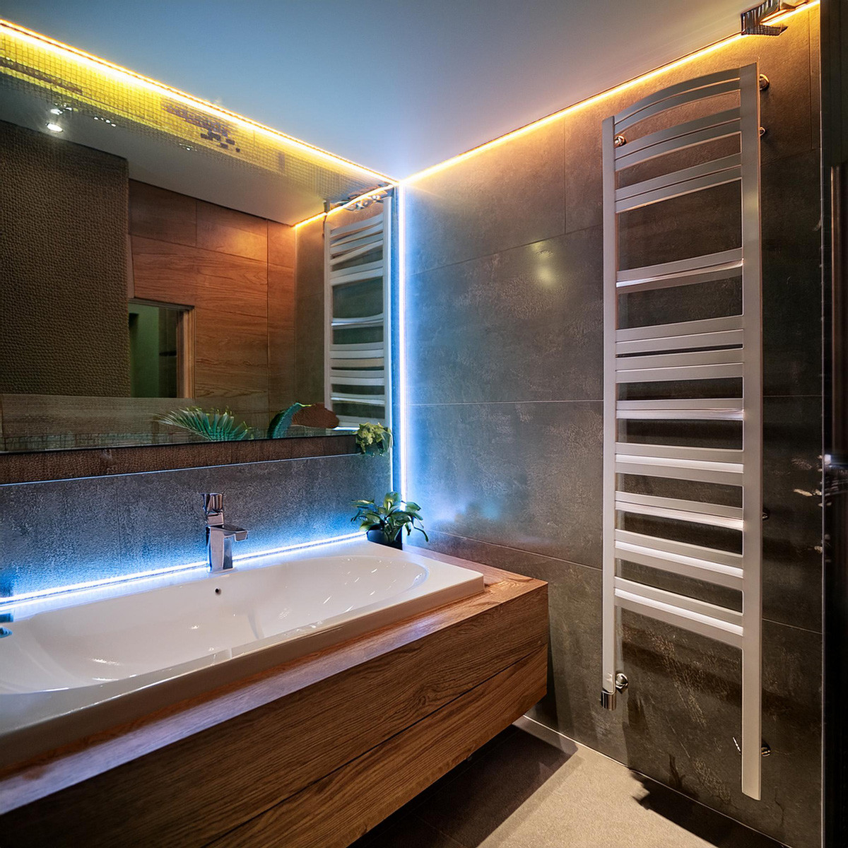 Led Eckleiste Ip65 Kaltweiß 24V with regard to Lichtleiste Badezimmer