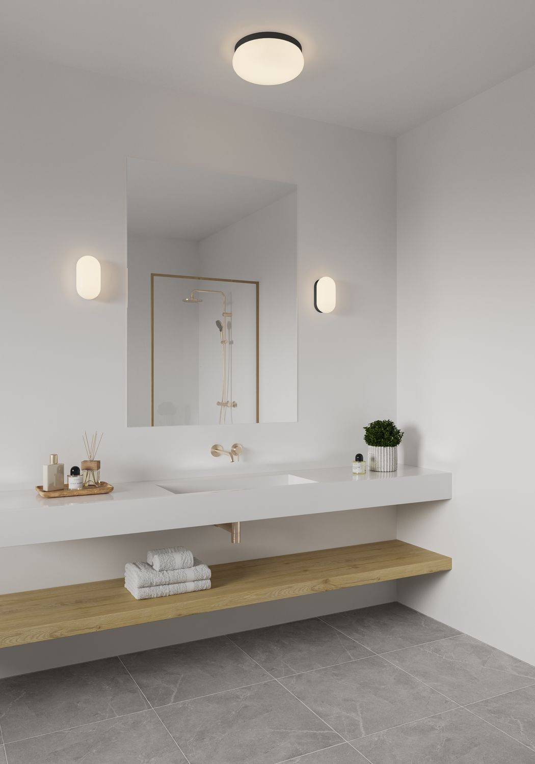 Nordlux Foam Wandleuchte Badezimmer E27 Ip44 Schwarz 2210131003 intended for Wandlampe Badezimmer