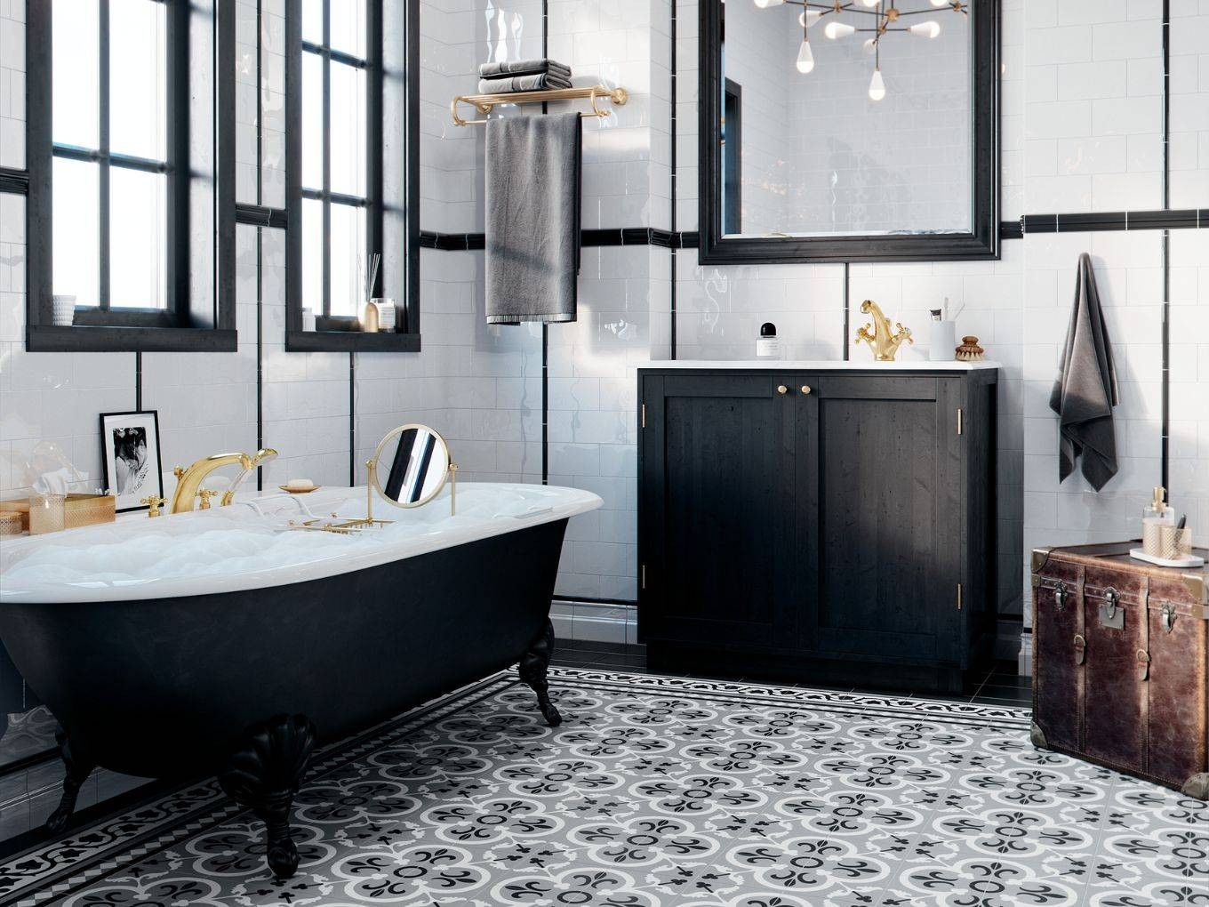 Nostalgie Im Badezimmer - Bathspiration pertaining to Badezimmer Vintage Modern