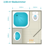 Renovierung Eines Kleinen Badezimmers In Einer Gemieteten Regarding Kleines Badezimmer Grundriss
