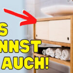 So Baust Du Dir Einen Waschtisch Aus Holz Für Dein Badezimmer! | Jonas  Winkler Inside Badezimmer Unterschrank Selber Bauen