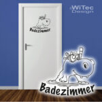 Türaufkleber Badezimmer Hippo | Abc Aufkleber.de Inside Badezimmer Aufkleber