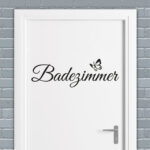 Türaufkleber Badezimmer Schmetterling Türtattoo inside Badezimmer Aufkleber
