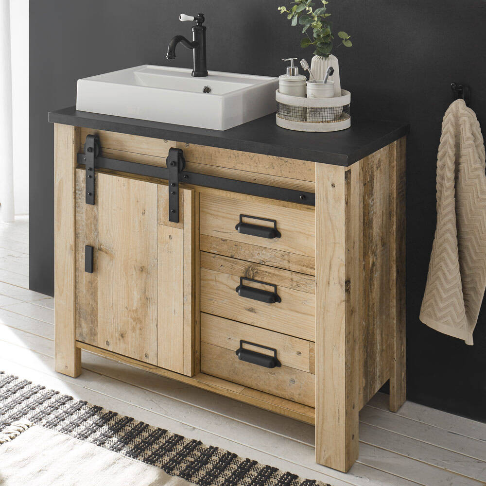 Waschtisch Shelton-61 - In Anthrazit pertaining to Badezimmer Tisch