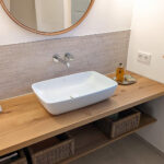 Wie Haltbar Ist Ein Waschtisch Aus Holz? • Zuschnittprofi.de with regard to Badezimmer Waschtisch Holz