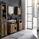 Woodkings Bad Set 5Tlg. Detroit Badezimmer Möbel Rustikal Regarding Badezimmer Möbel Industrial